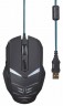 Мышь Оклик 745G Legacy черный/голубой оптическая (2400dpi) USB (6but)