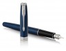Ручка перьевая Parker Sonnet Core F539 (1945363) LaqBlue CT F перо сталь нержавеющая подар.кор.