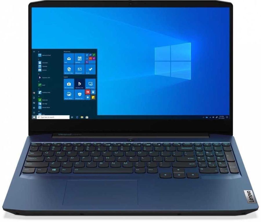 Ноутбук Lenovo IP Gaming 3 15ARH05 Ryzen 5 4600H/16Gb/SSD256Gb/NVIDIA GeForce GTX 1650 4Gb/15.6"/IPS/FHD (1920x1080)/Windows 10/blue/WiFi/BT/Cam