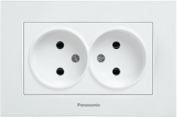 Розетка силовая Panasonic Karre Plus (WKTC02042WH-RU) скрыт. IP20 белый (упак.:1шт)