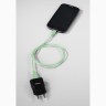 Кабель Hama Flexi-Slim 00135786 USB Type-C (m) USB A(m) 0.75м зеленый