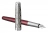 Ручка перьевая Parker Sonnet Premium F537 (2119650) Metal Red CT F перо золото 18K подар.кор.