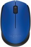Мышь Logitech M171 синий/черный оптическая (1000dpi) беспроводная USB (2but)