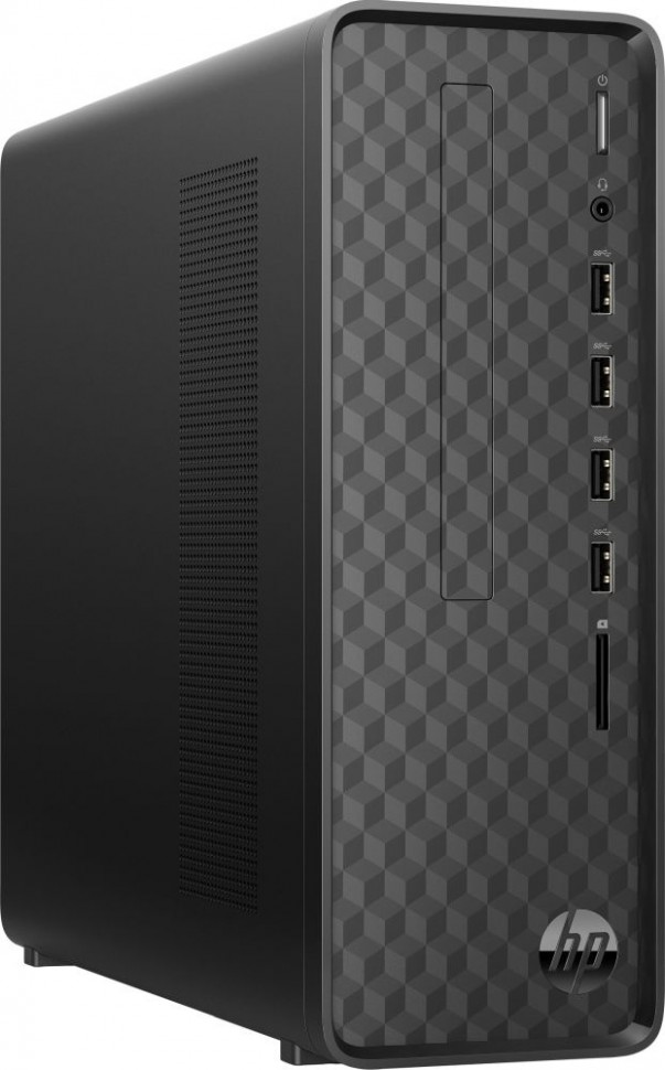 ПК HP Slimline S01-aF0005ur Ryzen 3 3250U (2.6)/4Gb/SSD256Gb/RGr/Free DOS 3.0/GbitEth/WiFi/BT/65W/черный