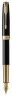 Ручка перьевая Parker Sonnet Core F530 (1931527) LaqBlack GT F перо золото 18K подар.кор.