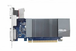 Видеокарта Asus PCI-E GT710-SL-2GD5-BRK NVIDIA GeForce GT 710 2048Mb 64 GDDR5 954/5012 DVIx1/HDMIx1/CRTx1/HDCP Ret low profile