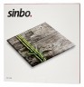 Весы напольные электронные Sinbo SBS 4449B макс.180кг рисунок/дерево