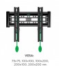 Кронштейн для телевизора Onkron NN12 черный 17"-37" макс.30кг настенный фиксированный