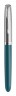 Ручка перьевая Parker 51 Core (2123506) Teal Blue CT F перо сталь нержавеющая подар.кор.