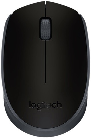 Мышь Logitech M171 черный оптическая (1000dpi) беспроводная USB (2but)