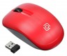 Мышь Оклик 525MW красный оптическая (1000dpi) беспроводная USB (2but)