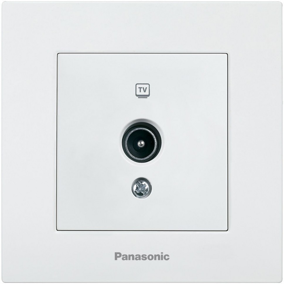 Розетка телевизионная Panasonic Karre Plus (WKTC04522WH-RU) скрыт. IP20 белый (упак.:1шт)