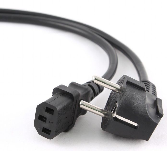 Кабель PC-186 IEC C13 Евровилка 1.8м черный