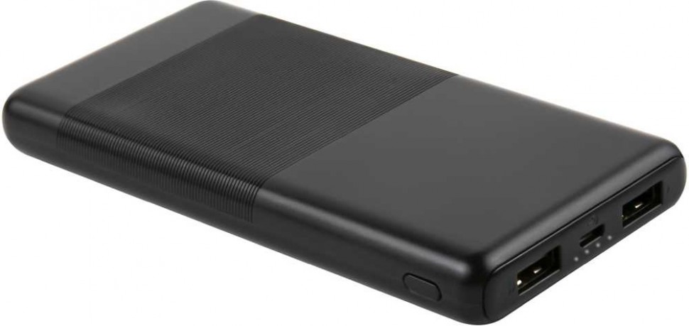 Мобильный аккумулятор Redline RP-21 Li-Pol 10000mAh 2.1A черный