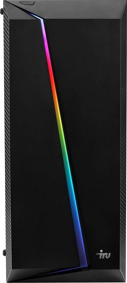ПК IRU Game 525 MT Ryzen 7 2700 (3.2)/16Gb/1Tb 7.2k/SSD480Gb/RTX2060 6Gb/Free DOS/GbitEth/500W/черный