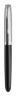 Ручка перьевая Parker 51 Core (2123491) Black CT F перо сталь нержавеющая подар.кор.