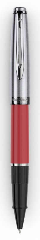 Ручка роллер Waterman Embleme (2100325) Red CT F черные чернила подар.кор.