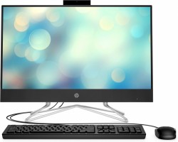 Моноблок HP 24-df1004ur 23.8" Full HD i5 1135G7 (2.4)/4Gb/SSD256Gb/Iris Xe/CR/Free DOS 3.0/GbitEth/WiFi/BT/90W/клавиатура/мышь/Cam/черный 1920x1080