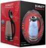 Чайник электрический Scarlett SC-EK27G87 1.7л. 2000Вт нержавеющая сталь/черный (корпус: стекло)