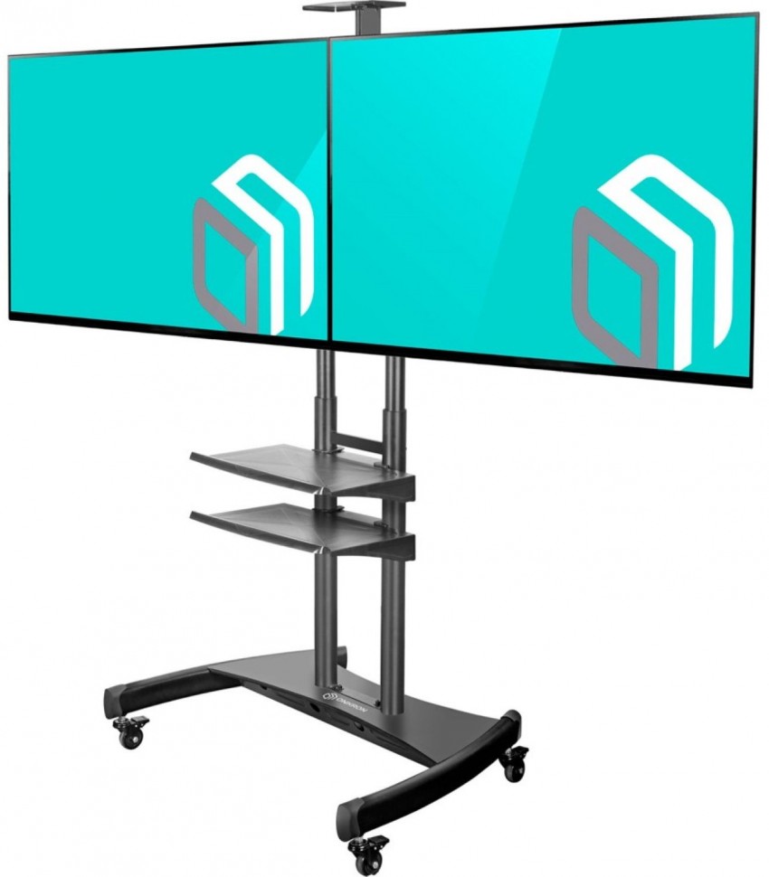 Подставка для телевизора Onkron TS3881 черный 40"-67" макс.112.9кг напольный мобильный