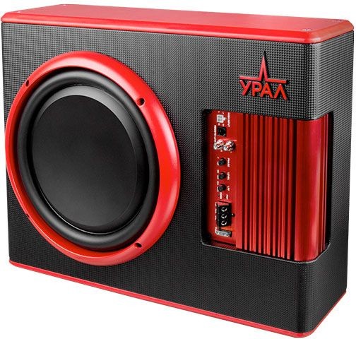 Сабвуфер автомобильный Ural АС-У12А 300Вт активный (30см/12")