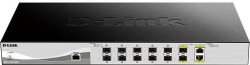 Коммутатор D-Link DXS-1210-12SC/A 10SFP+ настраиваемый
