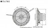 Колонки автомобильные Pioneer TS-1701I 170Вт 90дБ 4Ом 17см (6 3/4дюйм) (ком.:2кол.) широкополосные однополосные