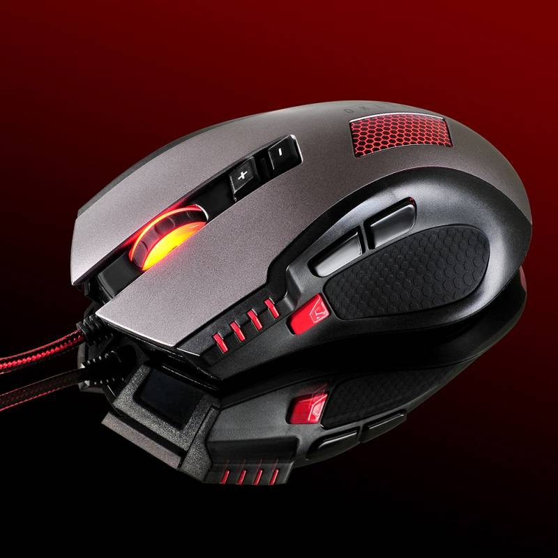 Мышь Оклик 805G V2 BEOWULF черный оптическая (3200dpi) USB (6but)