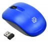 Мышь Оклик 525MW синий оптическая (1000dpi) беспроводная USB (2but)