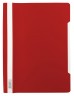 Папка-скоросшиватель Бюрократ Люкс -PSL20RED A4 прозрач.верх.лист пластик красный 0.14/0.18