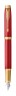 Ручка перьевая Parker IM Premium F318 (2143650) Red GT F перо сталь нержавеющая подар.кор.