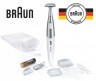 Эпилятор Braun FG1100 SilkFinish скор.:1 насад.:4 от аккум. белый/серебристый