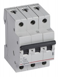 Выключатель автоматический Legrand RX3 419712 40A тип C 4.5kA 3П 400В 3мод