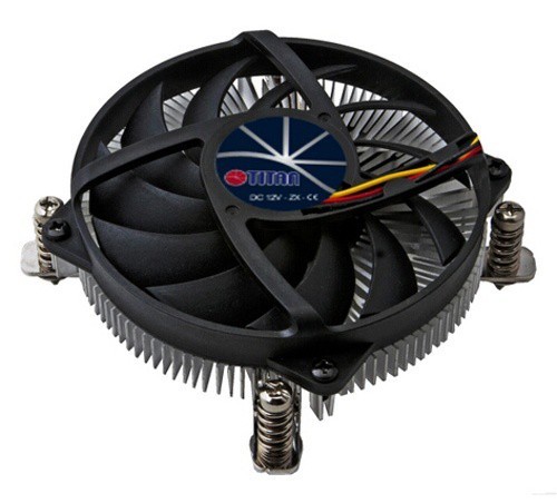 Устройство охлаждения(кулер) Titan DC-155A915Z/RPW Soc-1200/1150/1151/1155 4-pin 25-33dB Al 65W Ret
