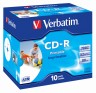 Диск CD-R Verbatim 700Mb 52x Jewel case (10шт) Printable (43325)