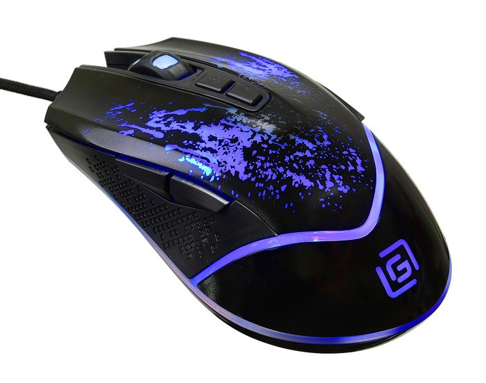 Мышь Оклик 888G INFINITY черный оптическая (3200dpi) USB (6but)
