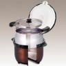 Термокастрюля Thermos Shuttle Chef KBG-3000 CBW 3л. коричневый/черный (450784)