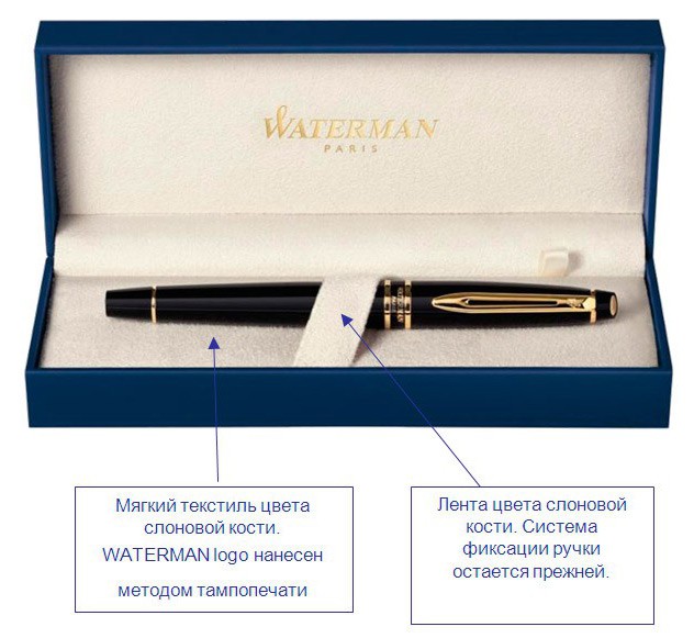 Ручка роллер Waterman Hemisphere (S0920650) Mars Black GT F черные чернила подар.кор.