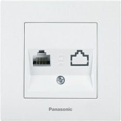 Розетка компьютерная Panasonic Karre Plus (WKTC04042WH-RU) скрыт. IP20 белый (упак.:1шт)