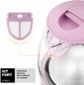 Чайник электрический Kitfort КТ-653-2 1л. 1100Вт розовый (корпус: пластик/стекло)