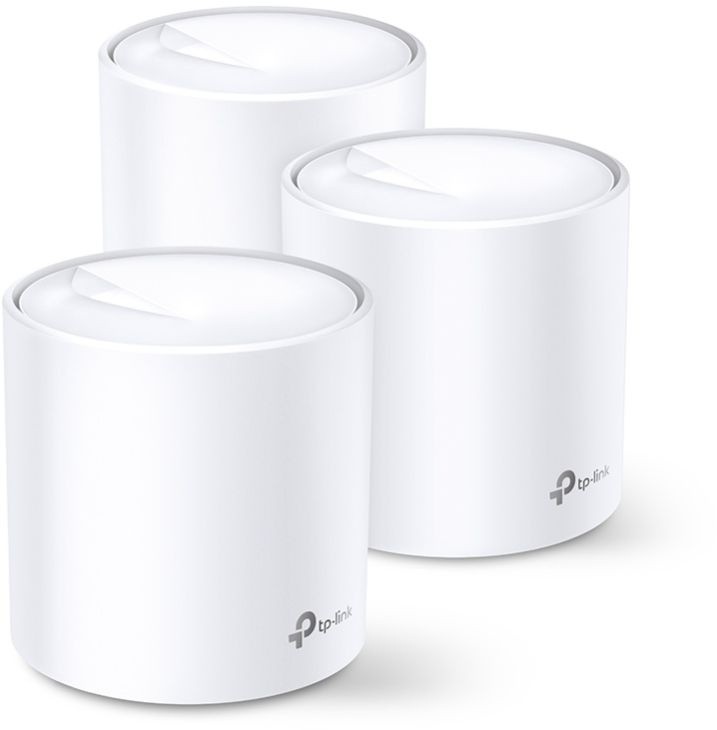 Бесшовный Mesh роутер TP-Link DECO X20(3-PACK) AX1800 10/100/1000BASE-TX белый