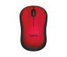 Мышь Logitech M220 красный оптическая (1000dpi) silent беспроводная USB (2but)