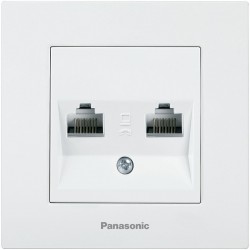 Розетка компьютерная Panasonic Karre Plus (WKTC04062WH-RU) скрыт. IP20 белый (упак.:1шт)