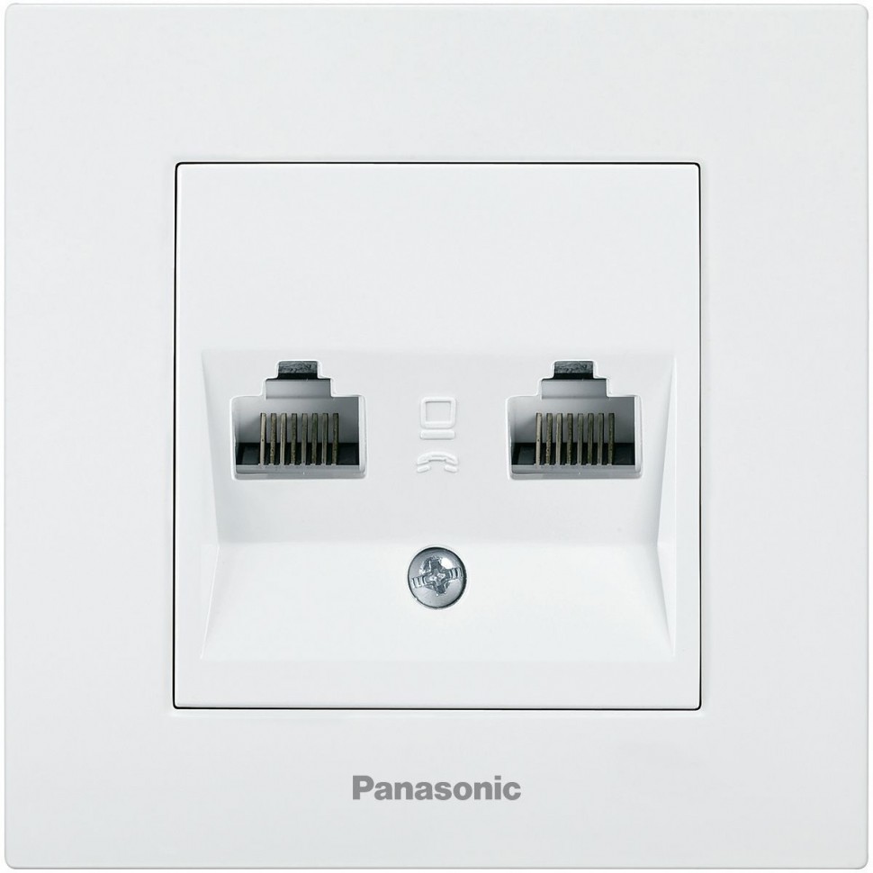 Розетка компьютерная Panasonic Karre Plus (WKTC04062WH-RU) скрыт. IP20 белый (упак.:1шт)