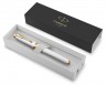 Ручка роллер Parker IM Premium T318 (2143646) Pearl GT F черные чернила подар.кор.