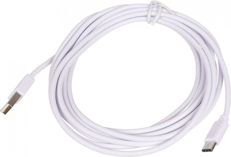 Кабель USB (m)-USB Type-C (m) 3м белый