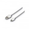 Кабель Hama H-173863 00173863 USB A(m) Lightning (m) 1м белый