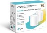 Бесшовный Mesh роутер TP-Link DECO X20(2-PACK) AX1800 10/100/1000BASE-TX белый