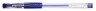 Ручка гелевая Silwerhof URGENT (026159-01) 0.7мм резин. манжета синие чернила коробка картонная