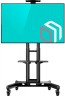 Подставка для телевизора Onkron TS1551 черный 40"-70" макс.60.5кг напольный мобильный